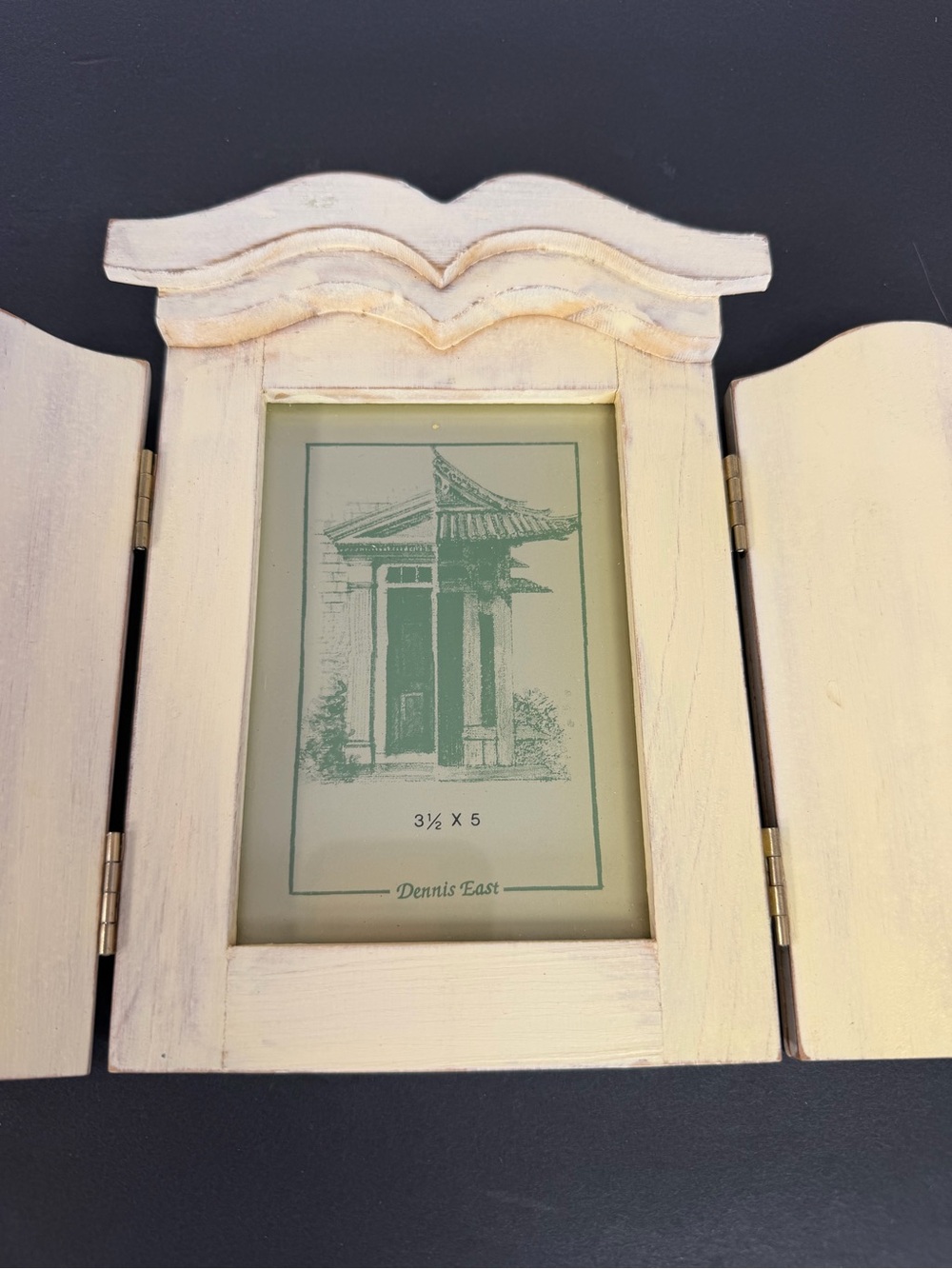 Dennis East Wardrobe Closet Style Wood Photo Frame Picture Frame W/ Doors Set 2 - Picture 5 of 15